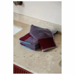 Clearance Suite 702 Serviettes invité, Lex Pott - Set de 2 | Bordeaux