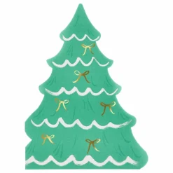 Meri Meri Serviettes Sapin de Noël - Lot de 16 Vert Clearance