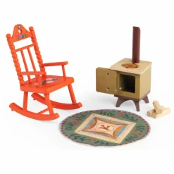 Moulin Roty Maisons De Poupées|Set au coin du feu Les Minouchkas