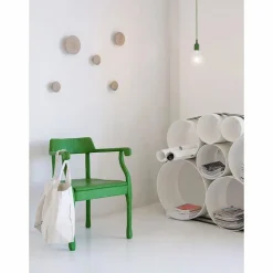 Muuto Set de 5 patères Dots Noir Hot