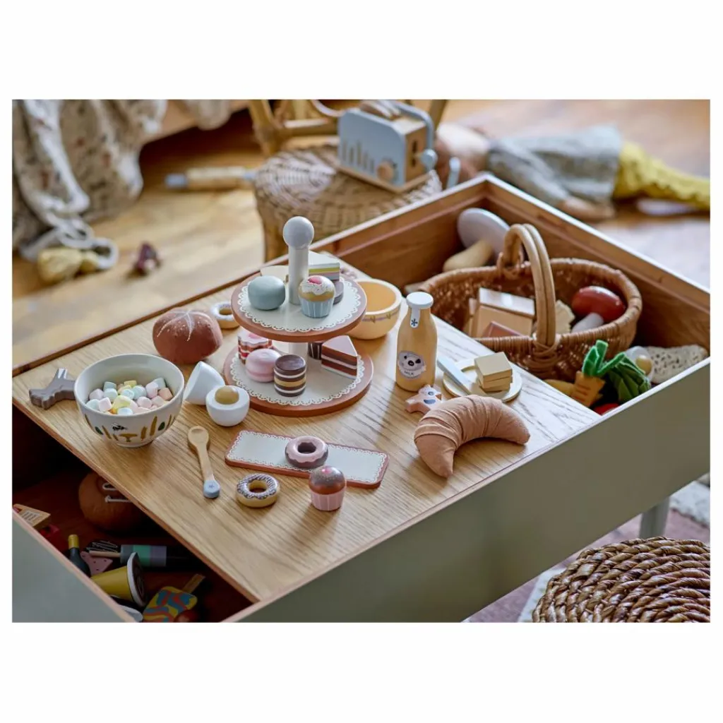 Bloomingville Mini Cuisines, Marchandes|Set de Jeu Aliments