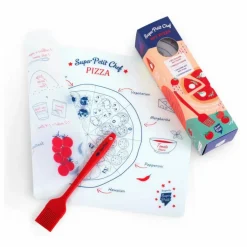 Superpetit Set de table avec recette - Kit Pizza