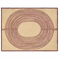 Outlet Maison Sarah Lavoine Set de table brodé Mirage | Carmin