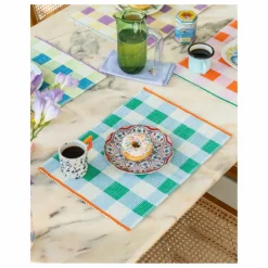Tarta Gelatina Linge De Table|Art De La Table|Set de table en coton bio |