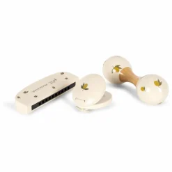 Hot Konges Sløjd Set d'éveil musical Lemon | Beige