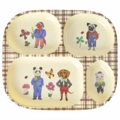 Rice Set vaisselle en mélamine - x Nathalie Lété | Bleu