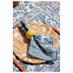 Louise Misha Sets de table Carlitta - Set de 2 | Bleu Hot