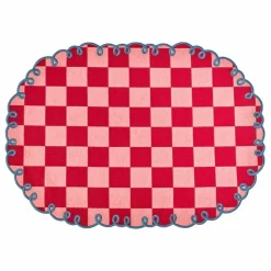 Bitossi Linge De Table|Art De La Table|Sets de table vichy Dama Rosa - Lot de 2 |