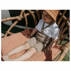 Silly Silas Short à Bretelles Coton Bio | Sable Best