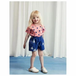 Best Mini Rodini Short Bateaux Coton Bio | Bleu