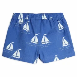 Best Mini Rodini Short Bateaux Coton Bio | Bleu