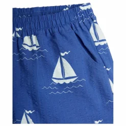 Best Mini Rodini Short Bateaux Coton Bio | Bleu