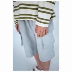 Hot Repose AMS Short Cargo Coton Bio | Gris chiné