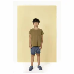 Gray Label Short Coton Bio | Bleu gris Best