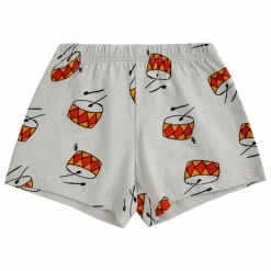 Bobo Choses Short Coton Bio Tambours Bébé | Gris galet Online