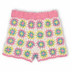 the new society Short Crochet Fleurs Nikaia | Ecru Outlet