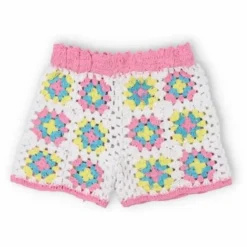 the new society Bloomers, Shorts|Short Crochet Fleurs Nikaia Baby |