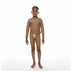 Beach & Bandits Short de Bain Anti-UV Côtelé | Marron Clearance