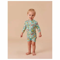 Goldie + Ace Short de Bain Dino Jungle | Vert