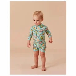 Goldie + Ace Short de Bain Dino Jungle | Vert