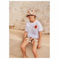 Clearance Molo Short de Bain Niko Basketballs Fibres Recyclées | Beige