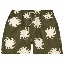 Clearance OAS Short de Bain Pine Ember | Vert kaki