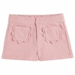 Emile et Ida Short Fleurs Rayé | Rose Discount