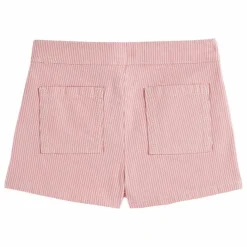 Emile et Ida Short Fleurs Rayé | Rose Discount