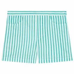 Lucas du Tertre Short Original Rayure | Bleu turquoise Hot