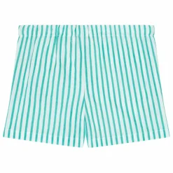 Lucas du Tertre Short Original Rayure | Bleu turquoise Hot