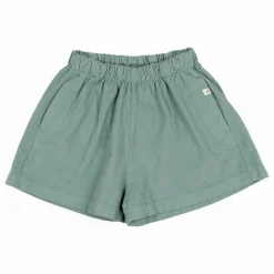 Búho Short Soft Velours Côtelé Coton Bio | Vert Cèdre Outlet