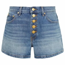 Ulla Johnson Short The Greta | Medium Bleu Outlet