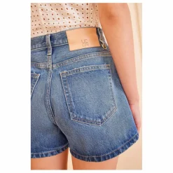 Ulla Johnson Short The Greta | Medium Bleu Outlet