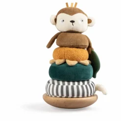 Sebra Singe à empiler doudou et bois Multicolore Online