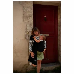 Mama Hangs Sling en coton bio | Noir Sale
