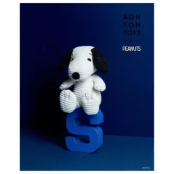 Bon Ton Toys SNOOPY - Peluche Snoopy en velours côtelé
