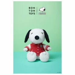 Bon Ton Toys SNOOPY - Peluche Snoopy en bomber universitaire