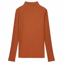 Femme SMALLABLE BASICS Tee-Shirts, Polos|Sous Pull Femme Cotelé Coton Bio |