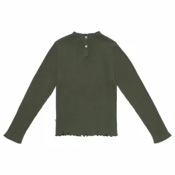 Discount the new society Sous-Pull Betsy Lace Coton Responsable | Vert kaki