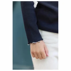 Online Tartine et Chocolat Sous-Pull Côtelé | Bleu marine