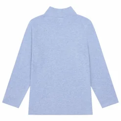 Sale SMALLABLE BASICS Sous-Pull Fille Manches Longues jersey laine | Bleu ciel