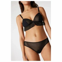 Icone Soutien-gorge Vasco Métallisé | Noir Sale