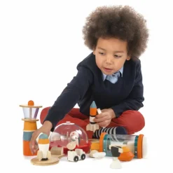 Tender Leaf Toys Station spatiale Vie sur Mars en bois Multicolore Clearance