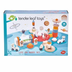Tender Leaf Toys Station spatiale Vie sur Mars en bois Multicolore Clearance