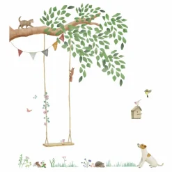 MIMI'lou Sticker géant Balançoire Multicolore Hot