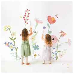Outlet MIMI'lou Sticker géant Fleurs des champs Multicolore