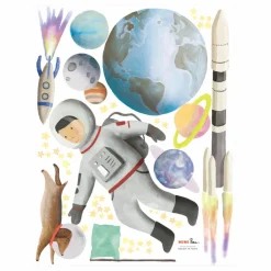 Enfant MIMI'lou Décoration Murale|Déco Murale Enfant|Sticker Planche Espace