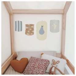 Online MIMI'lou Stickers Lampions | Bleu