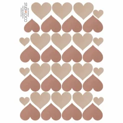 Enfant Studio Loco Décoration Murale|Déco Murale Enfant|Stickers muraux Cœurs