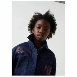 the new society Surchemise Florencia Coton Responsable | Bleu nuit Sale